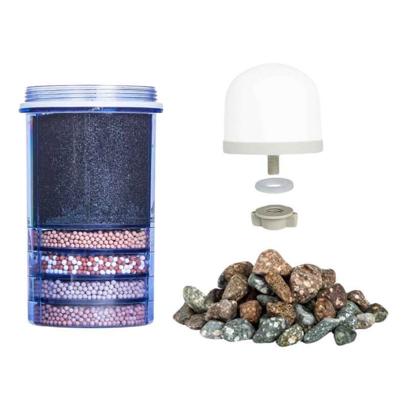 Aqualine 12 waterfilter complete set filters en stenen